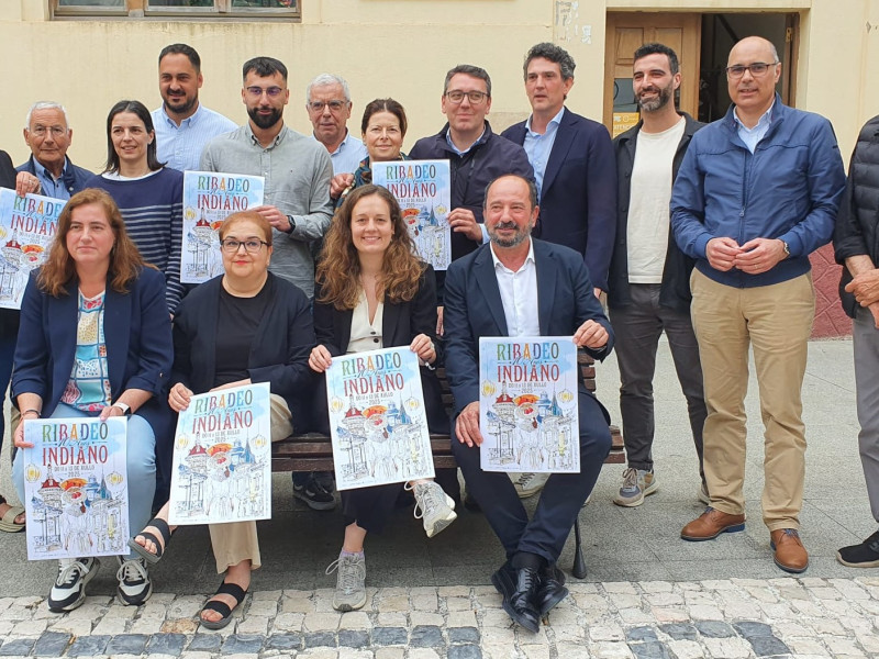 Presentación del cartel del X Ribadeo Indiano