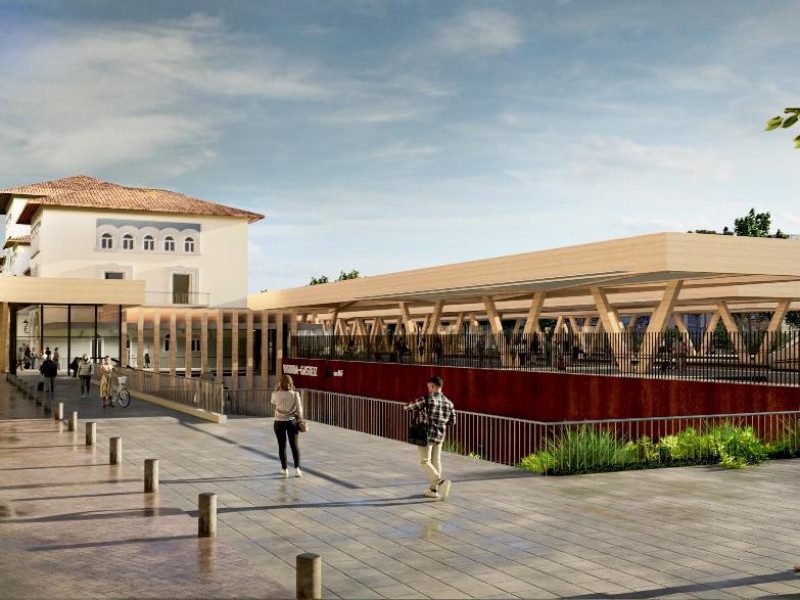 Futuros accesos a la nueva estación de tren de Vitoria