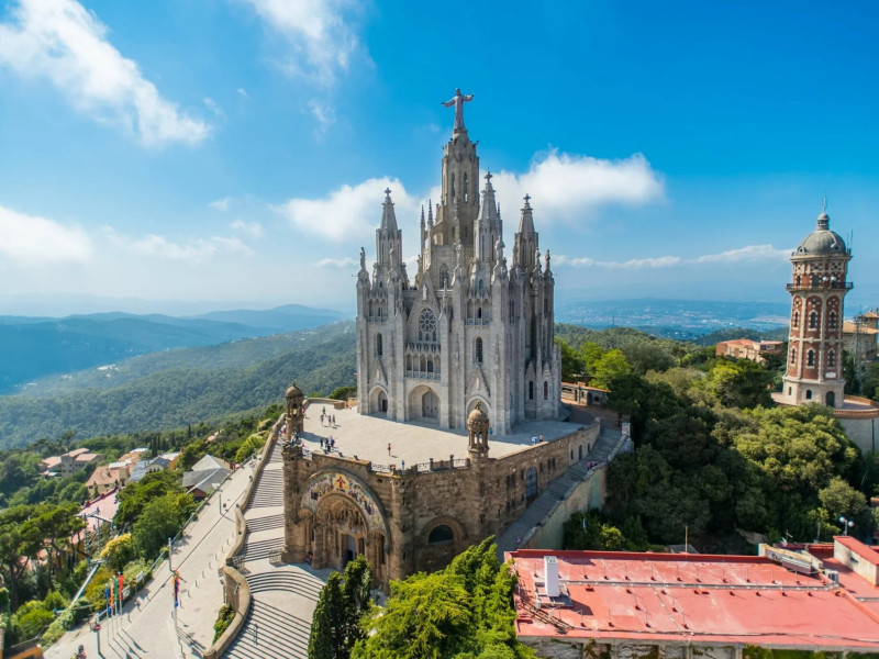 Templo Tibidabo en Barcelona