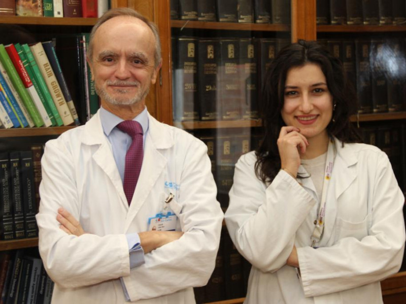 Doctor López Bran y doctora Lorena Pozo