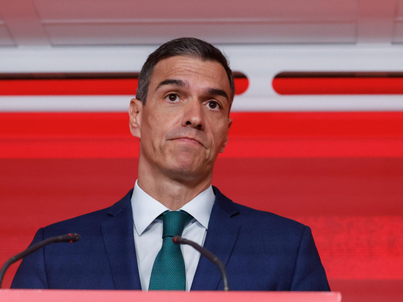El presidente del Gobierno, Pedro Sánchez