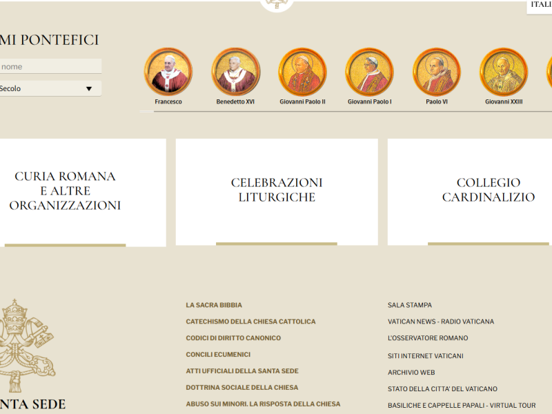Nueva Web del Vaticano