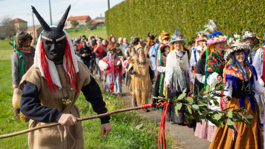 Entroido tradicional de Samede, en Paderne (A Coruña)