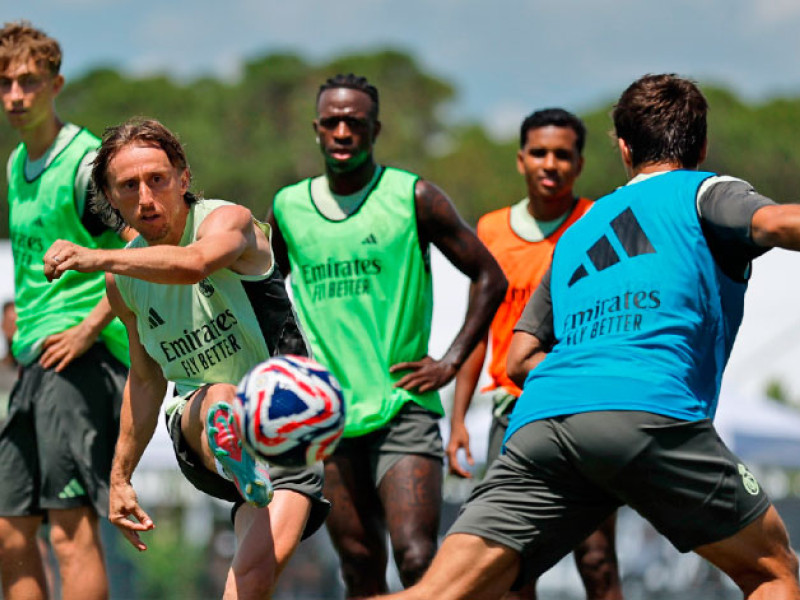 Entrenamiento Real Madrid