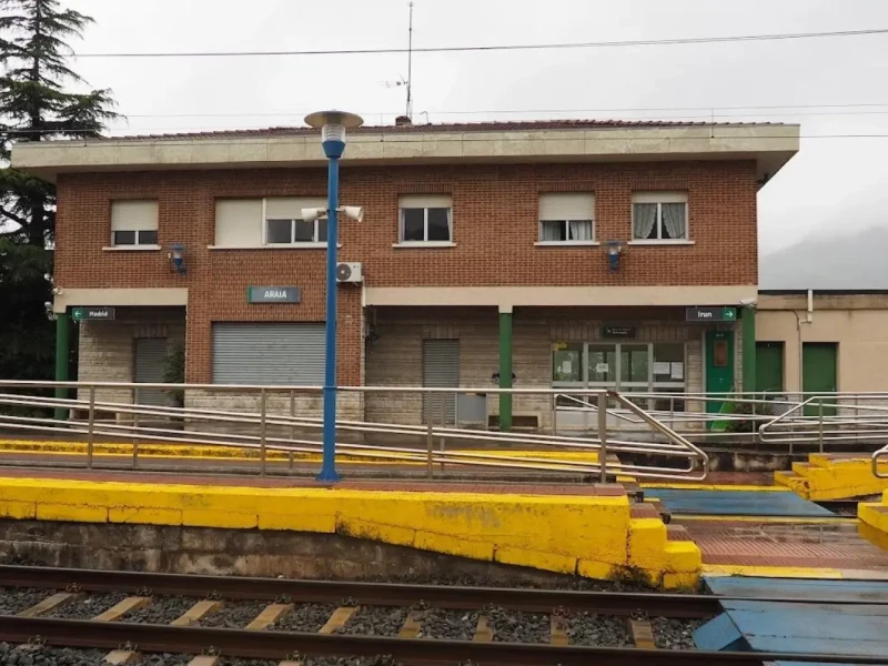 Estación de tren en Araia
