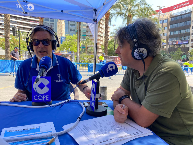 Paco Pérez de Els Chuanos con Denis Rodríguez