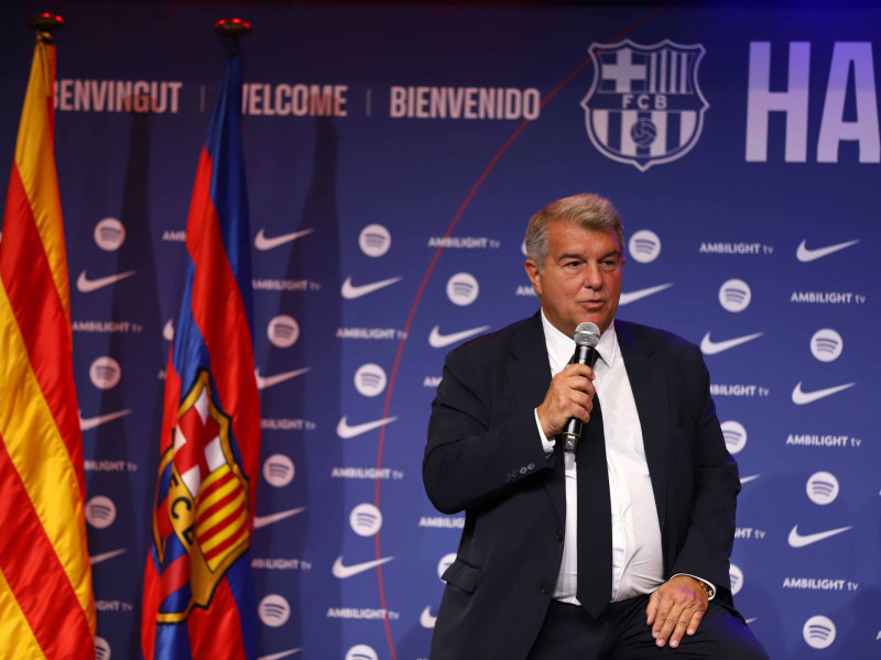 Joan Laporta, presidente del Barcelona