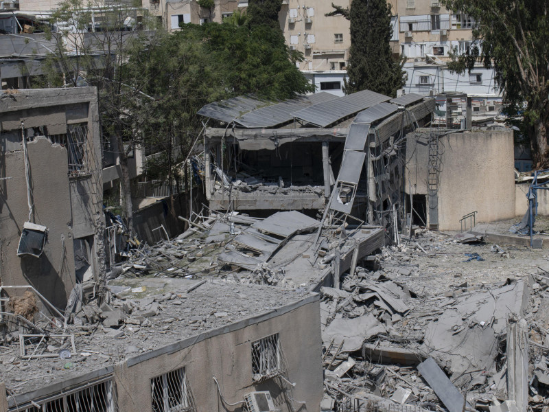 Vista de un área de la urbe israelí de Bnei Brak