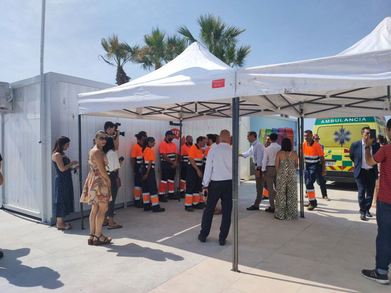 Dispositivo de socorrismo en las playas de Castellón de la Plana
