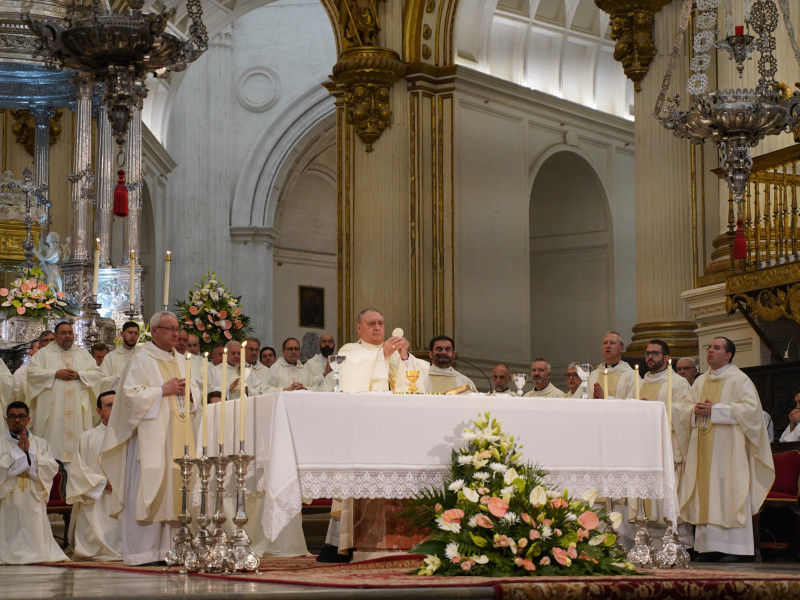El arzobispo de Granada, José María Gil Tamayo