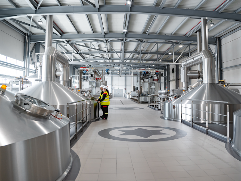 Fábrica de Estrella Galicia en Morás (Arteixo)
