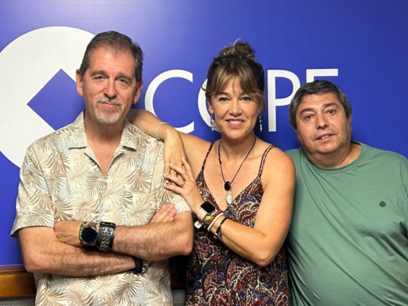 Pedro González, Mónica García y Javier Campos