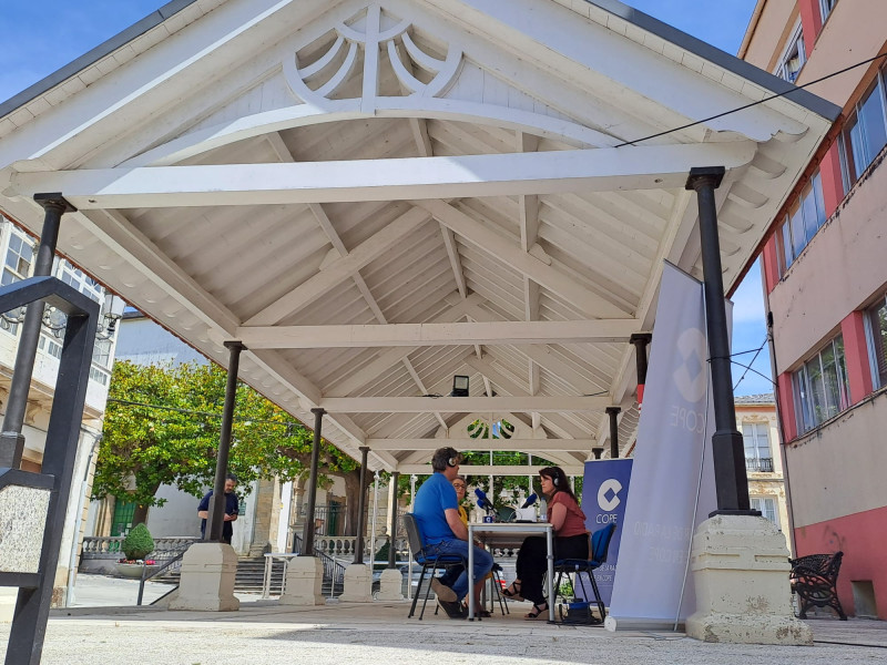 El programa se emitió en directo desde la Plaza Isabel II de Ortigueira