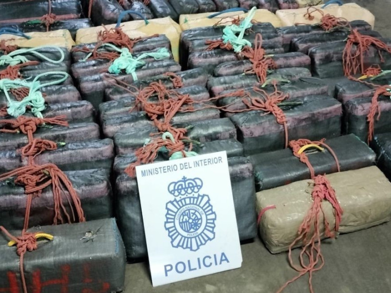 Hachís intervenidos a una red de narcotráfico a través de embarcaciones de recreo