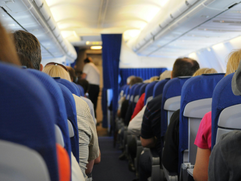 Avión con pasajeros
