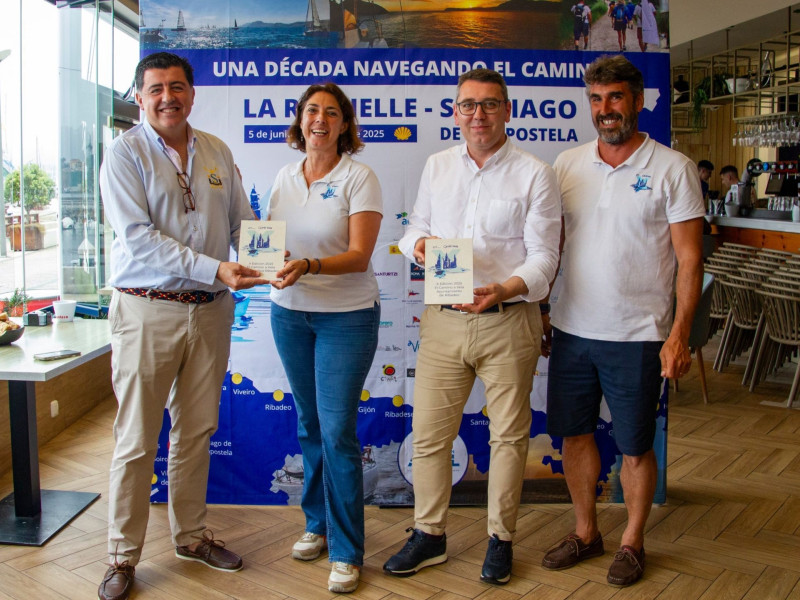 Recepción en Ribadeo del Camino de Santiago a vela
