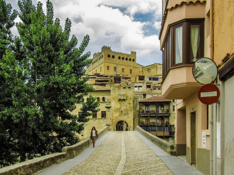 Valderrobres rivaliza con la toscana italiana en Aragón.