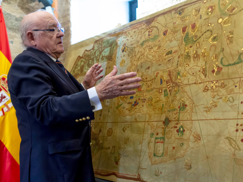 El presidente de la Asociación de la Carta Juan de la Cosa, Juan Antonio Lago