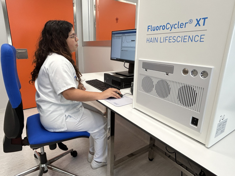 El personal sanitario con el nuevo equipamiento
