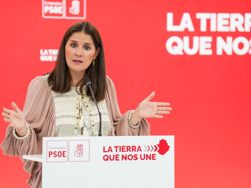 Isabel Gil Rosiña, portavoz del PSOe de Extremadura