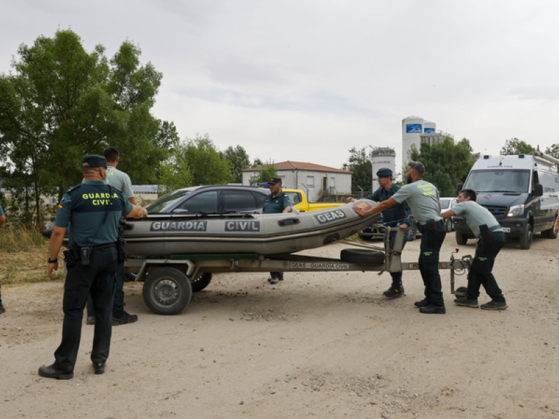 Dispositivo desplegado en la zona (Agencia ICAL)