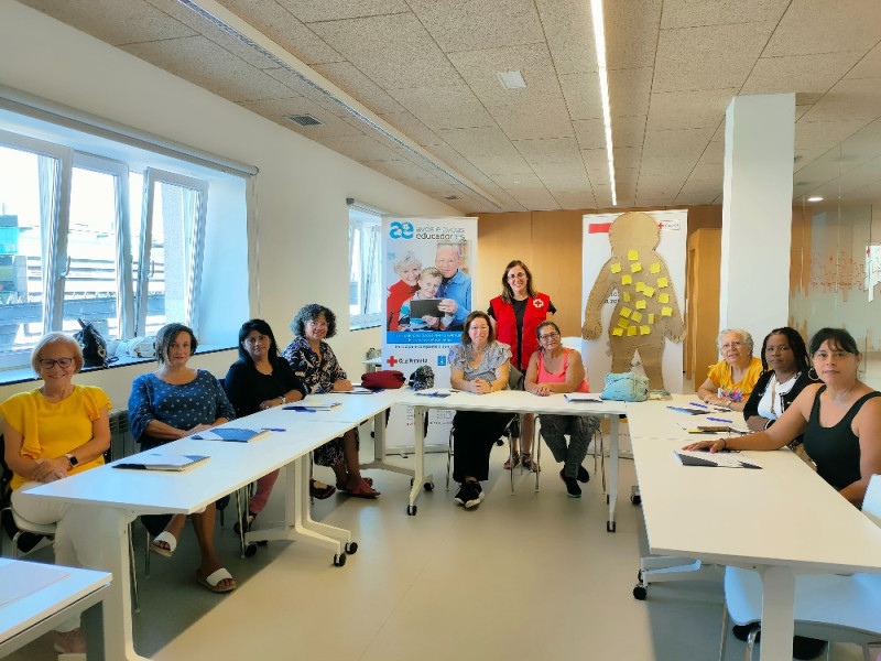 Escuela de Abuelos y Abuelas Educadores de Cruz Roja en Vigo.