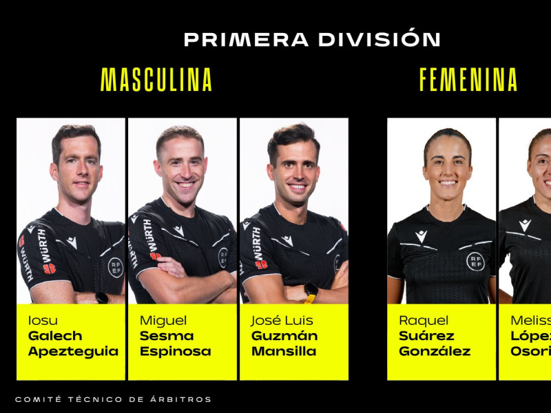 Informe arbitral de la temporada 2024/25 para las categorías profesionales