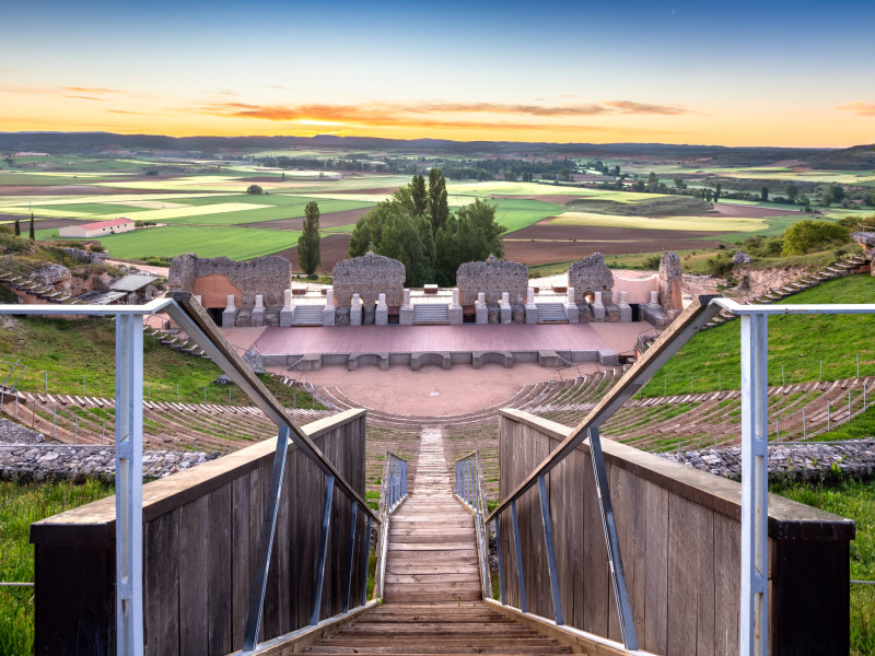Teatro Romano de Clunia en Burgos