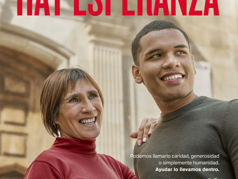 Cartel de la campaña de Cáritas 2025