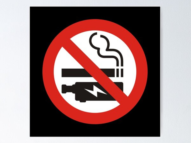 Prohibido fumar y vapear