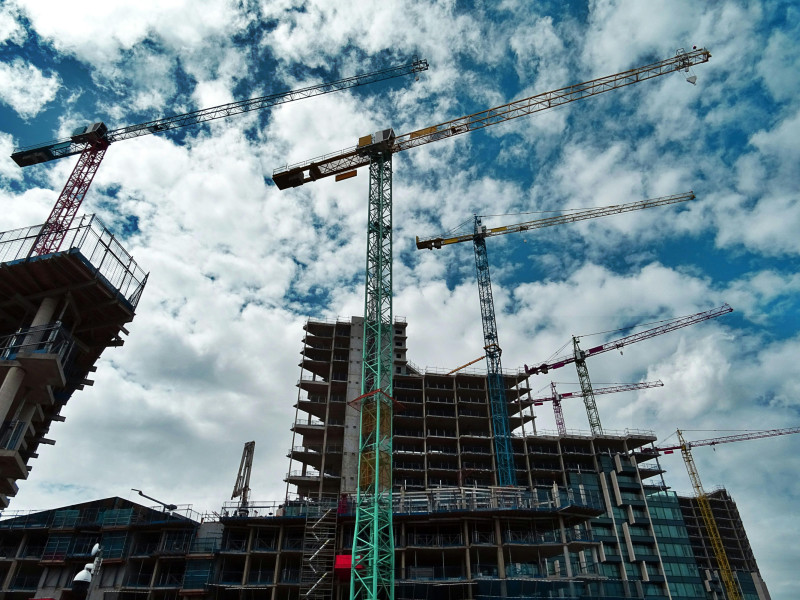 Edificios en obras