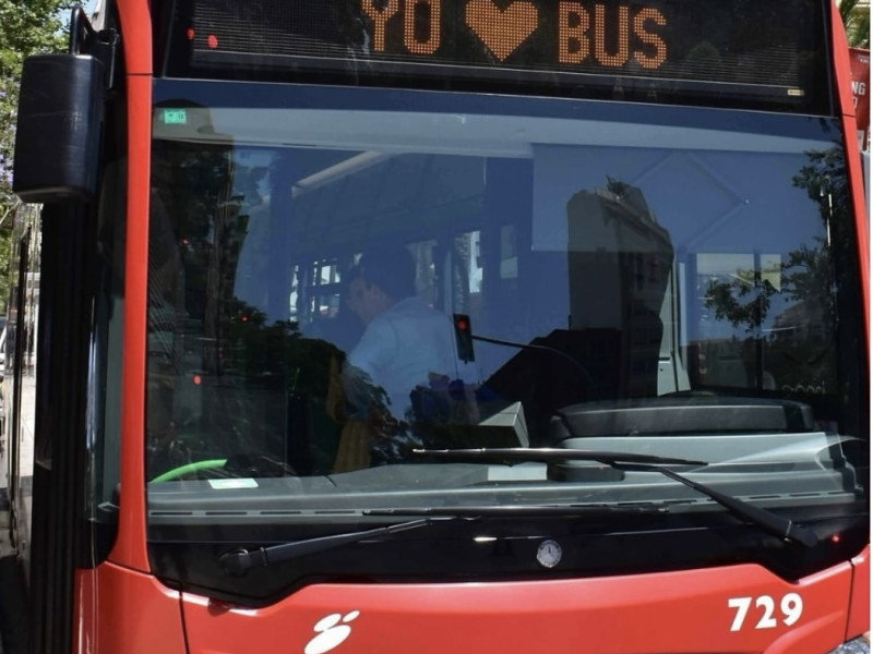 Autobús del transporte metropolitano de Alicante