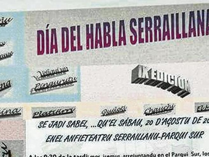 Hay un día dedicado a hablar la lengua serraillana