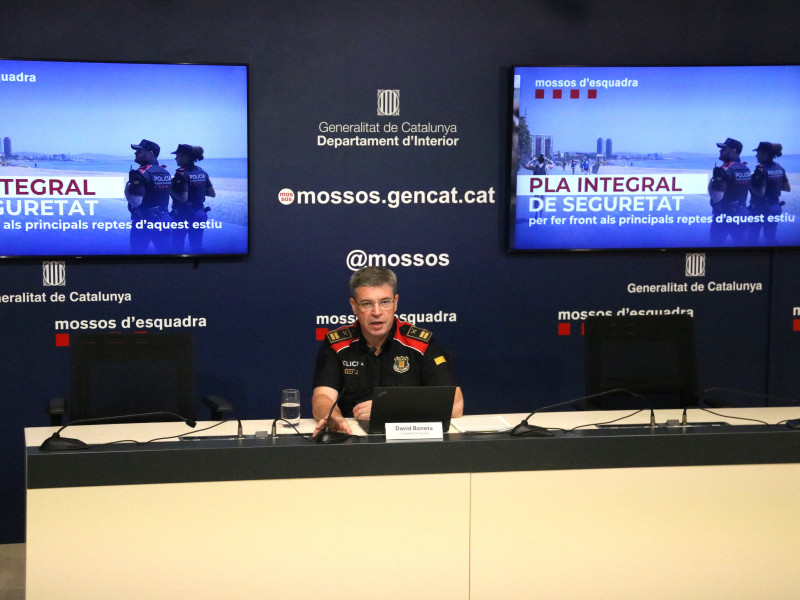 Comisario superior de los Mossos d'Esquadra, David Boneta