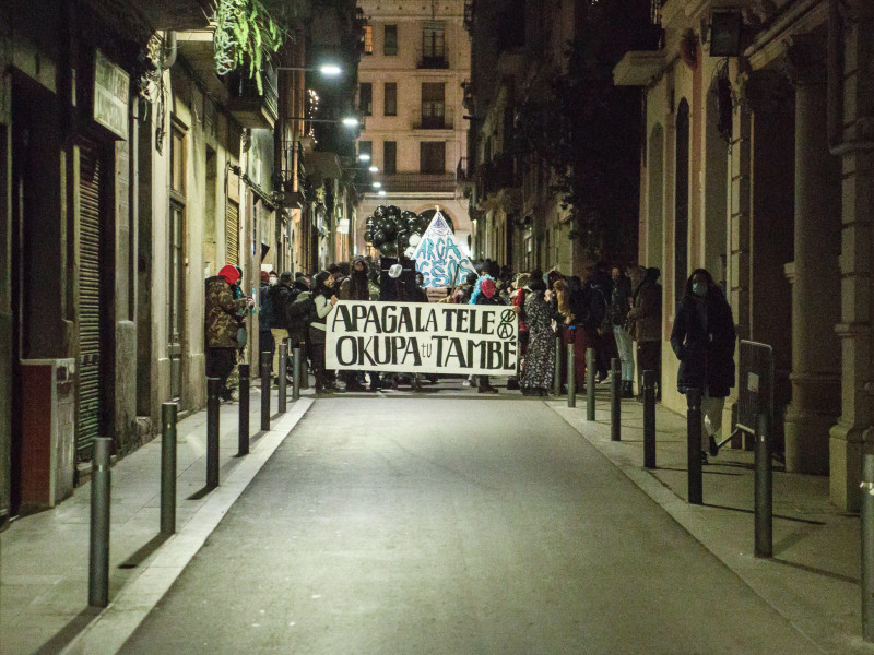 Protestas para defender la okupación en España