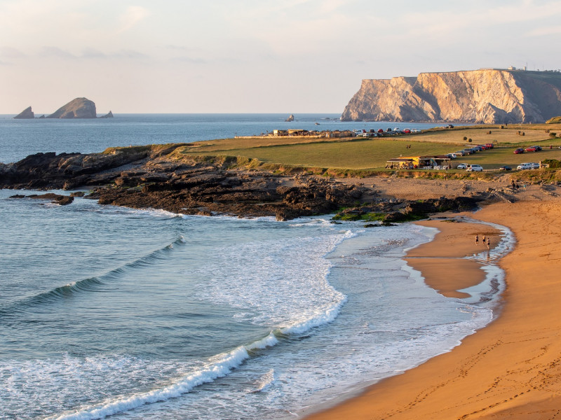 Una imagen de la Playa de Verdicio, en la que apareció el cuerpo sin vida del joven