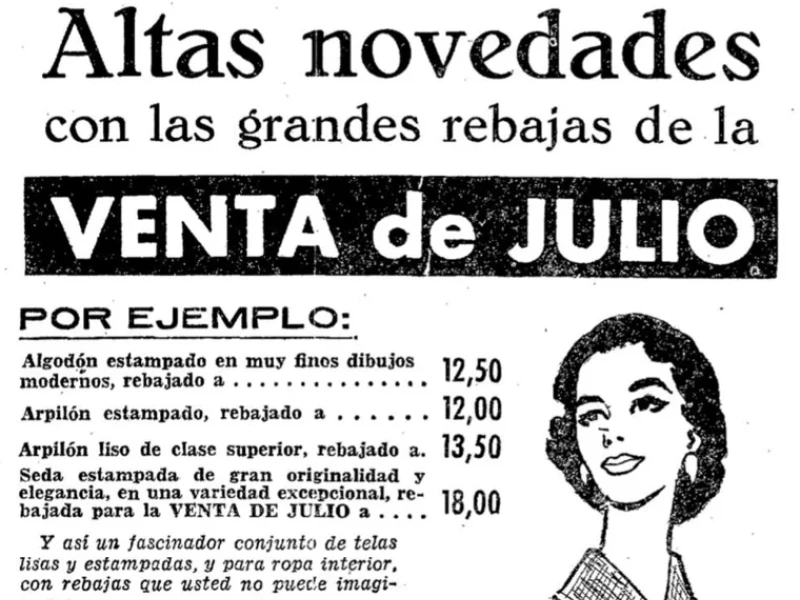 HIstoria de las rebajas