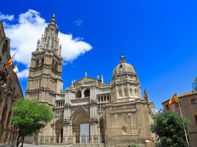 La Catedral Primada de Santa María de Toledo, una catedral católica romana en Toledo, España