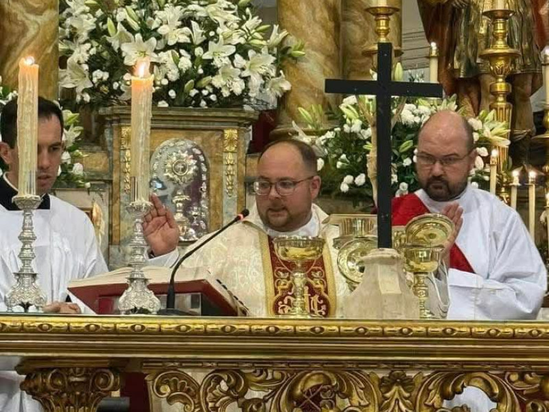 Primera misa de Luis Carlos Vilches