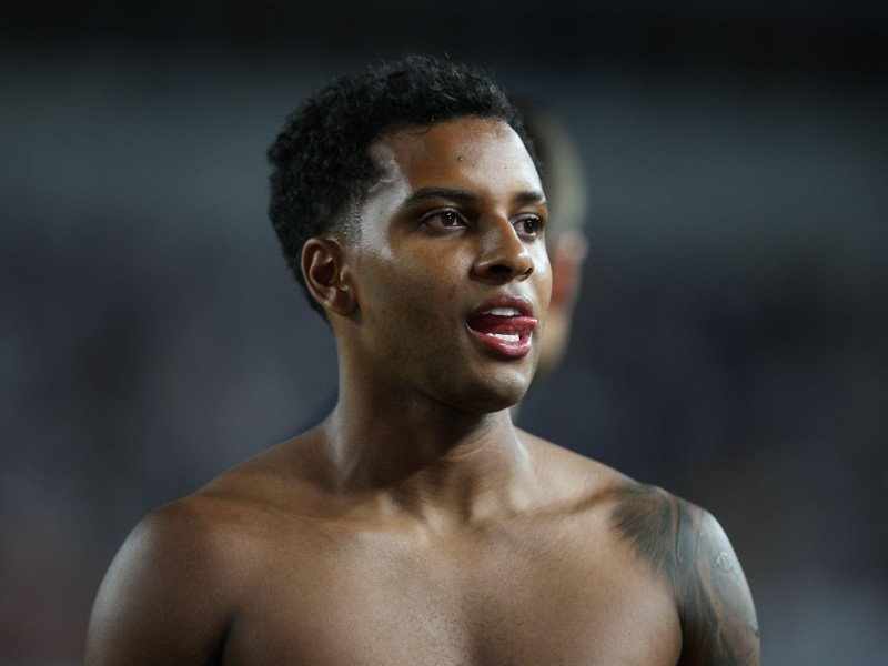 Rodrygo del Real Madrid tras el partido del Grupo H de la Copa Mundial de Clubes de la FIFA entre el FC Salzburg y el Real Madrid CF