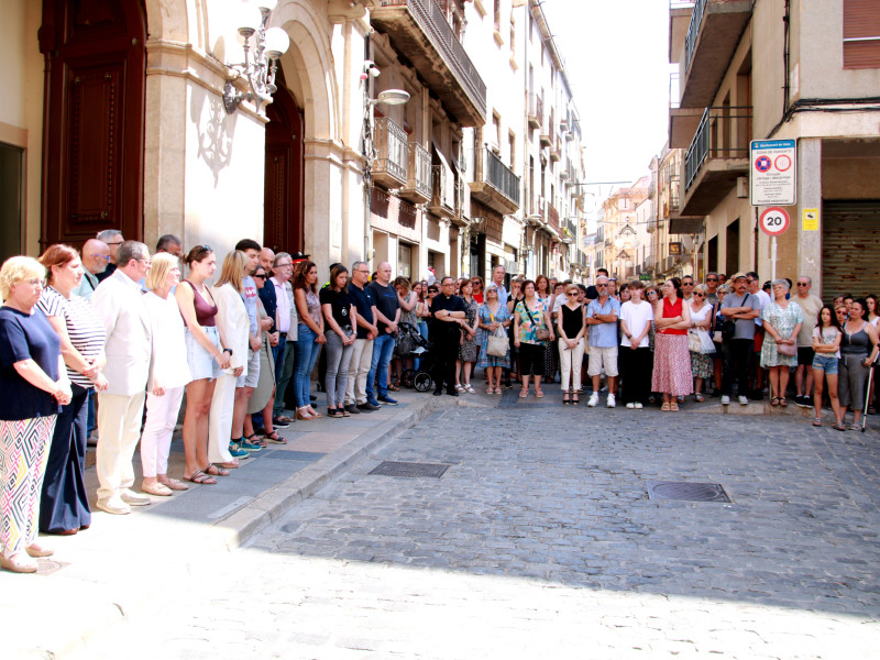 Minuto de silencio en Valls