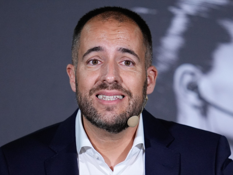 Francisco Soto, nuevo presidente del Comité Técnico de Árbitros de la RFEF, asiste durante la presentación de la nueva etapa del Arbitraje Español y del Presidente del CTA en la Ciudad del Fútbol el 2 de julio de 2025, en Las Rozas