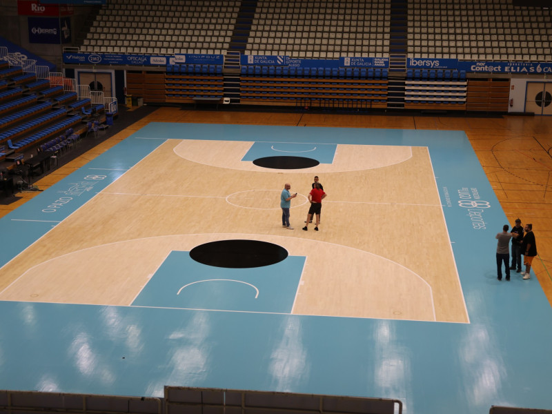 A cancha do Pazo xa ofrece unha imaxe renovada