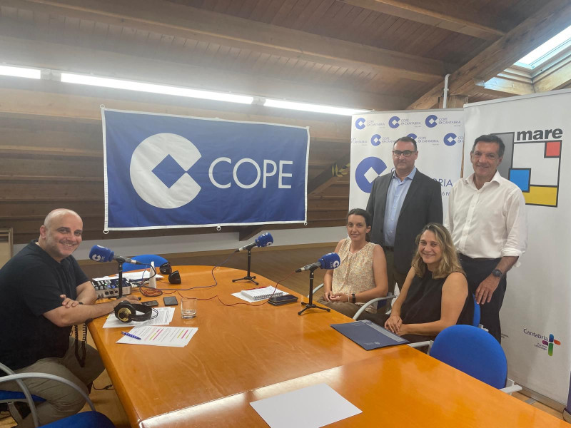 Jaime del Olmo, junto a los invitados del programa especial en MARE