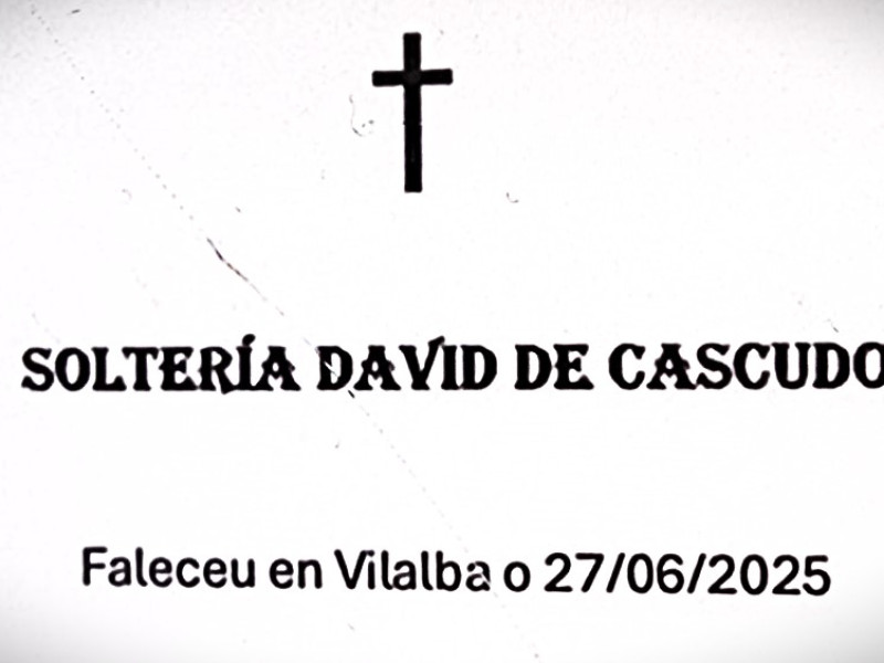 Esquela "de broma" de David Eimil