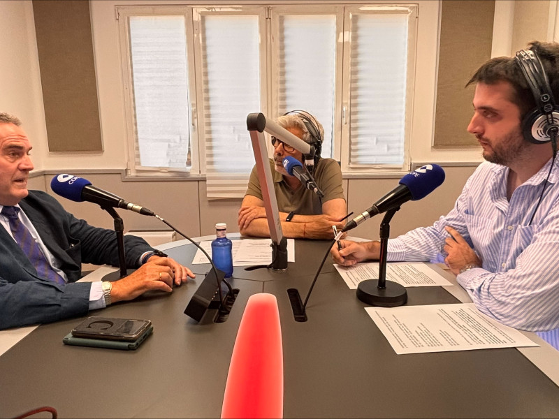 Un momento de la entrevista