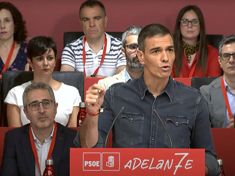 El presidente del Gobierno, Pedro Sánchez, interviene en el Comité Federal del PSOE este sábado