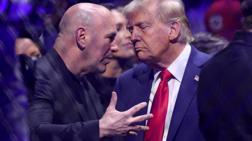 Dana White y Donald Trump