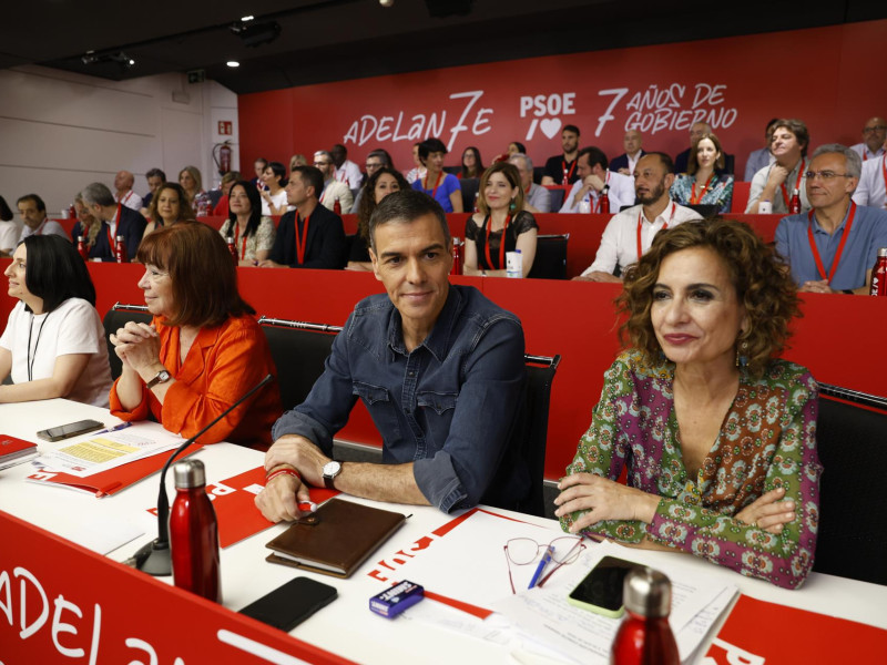 Una de las imágenes que ha dejado el Comité Federal del PSOE