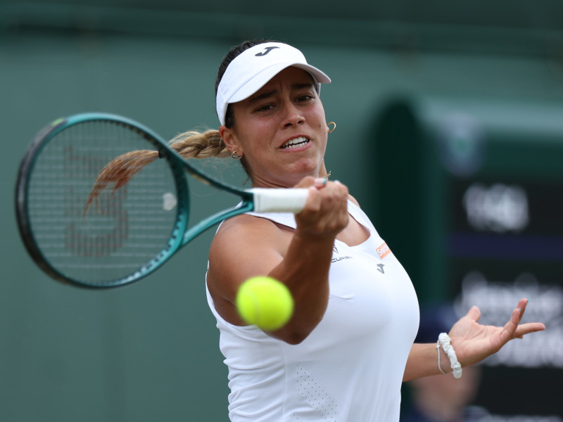 Jessica Bouzas jugará por primera vez los octavos de final de un Grand Slam.